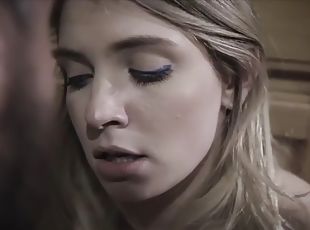 This cute and shy teen fucks with her nasty old uncle