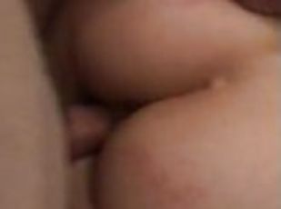 Petite girlfriend fucked from behind