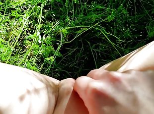 I pee and masturbate in the forest - amateur Lalli_Puff