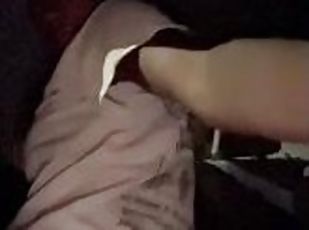 Late night creampie quickie in the car- chocolate delights