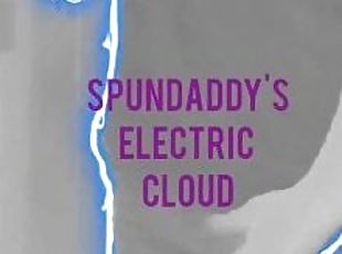 SPUNDADDY BLOWS AN ELECTRIC CLOUD ON HIS OWN FAT COCK