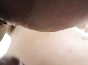 Milf Close up pussy squirting in doggy