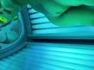 wolf jacks in tanning booth
