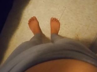Bare Feet 'n' Big Belly POV