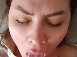 She told me to cum in her mouth when we woke up!