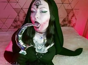 Cassandra Dimitresku captures your dick and makes you obey and cum JOI facial