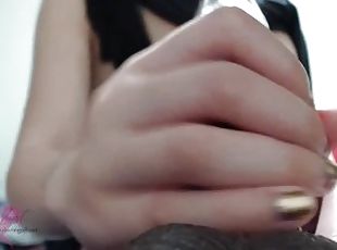 Giving My Dildo A Handjob With/Without Condom and Lube ASMR