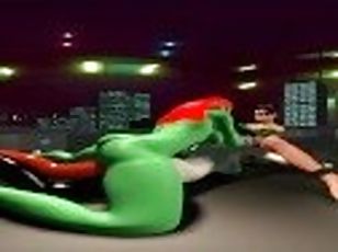 360 VR Futa Harley Quinn and Poison Ivy Fuck Robin