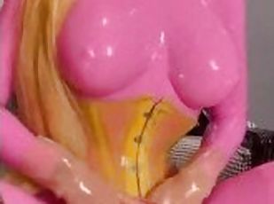 Horny Latex Barbie Slavena