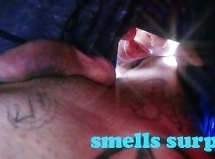 my stepsister smells my dick