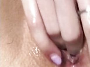 Fingers in wet juicy pussy