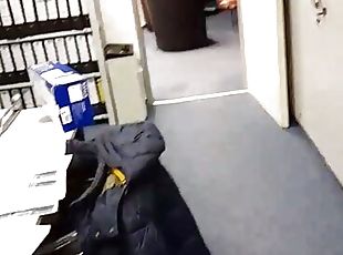 Office walk with Cock outside