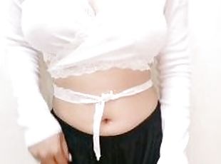 Asian Girl Who Likes Get Her Navel Fuck, We Belly Button Feels Good