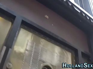 Tongued hooker creampied