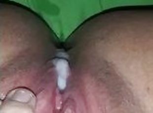 My sexy filled creampie