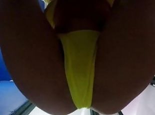 Crazy view of the babysitter dancing naked big ass and free nipples
