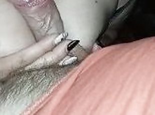Homemade oral ending on tits