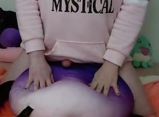 t-girl humping her favorite squishmallow
