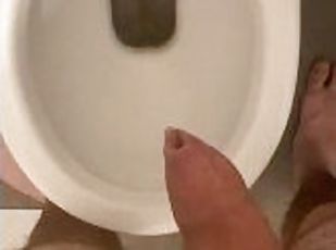 Pissing after cumming