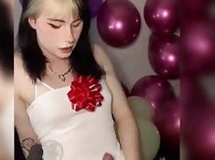 Transgender Girl Celebrating Birthday